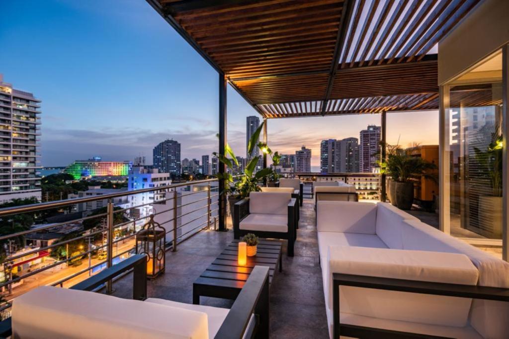 Oz Hotel Luxury terrace view