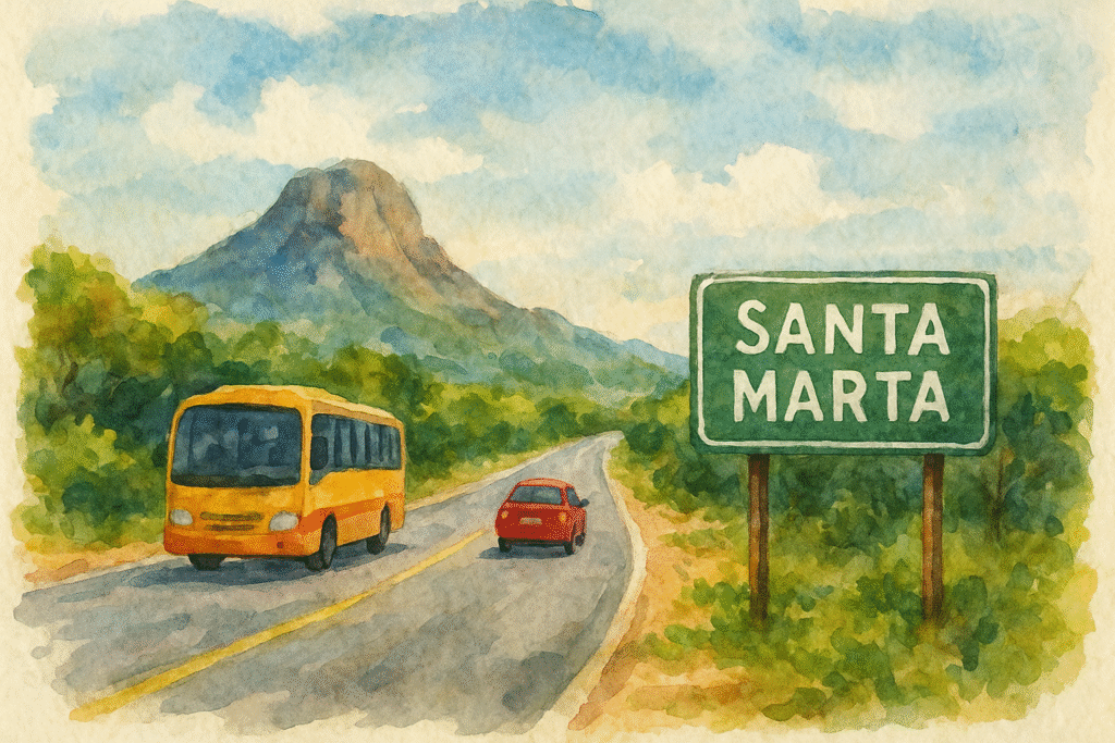 Traveling from Cartagena to Santa Marta