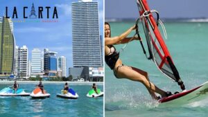 Adventurous beaches in Cartagena.